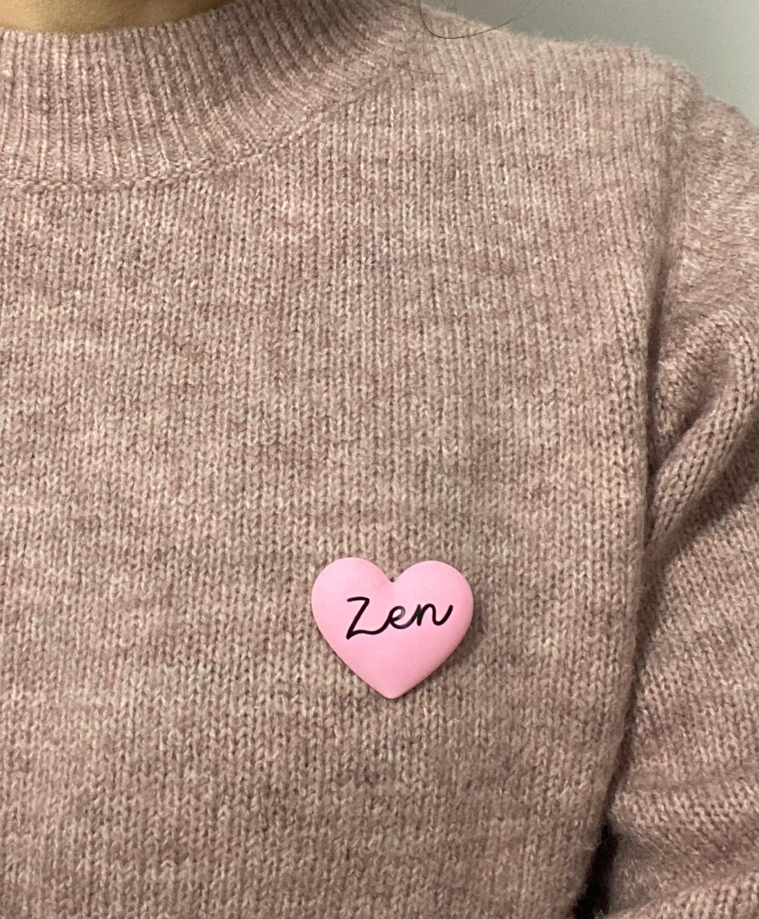 Broșă - ZEN heart - bijuterii - broșe - Artynos.ro