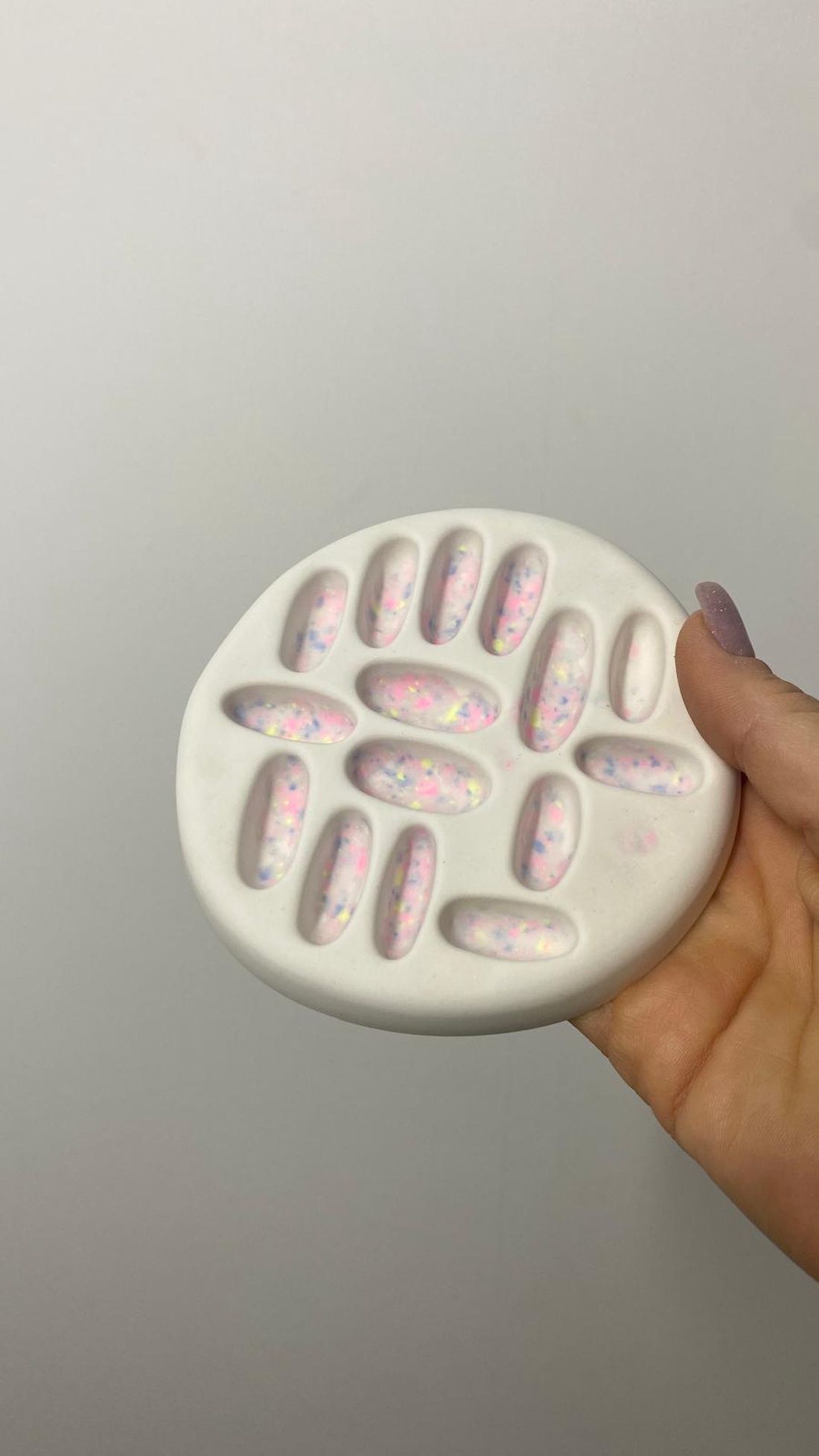 Suport bijuterii � model terrazzo (realizat manual) - bijuterii - suporturi și cutii de bijuterii - stand bijuterii - Artynos.ro