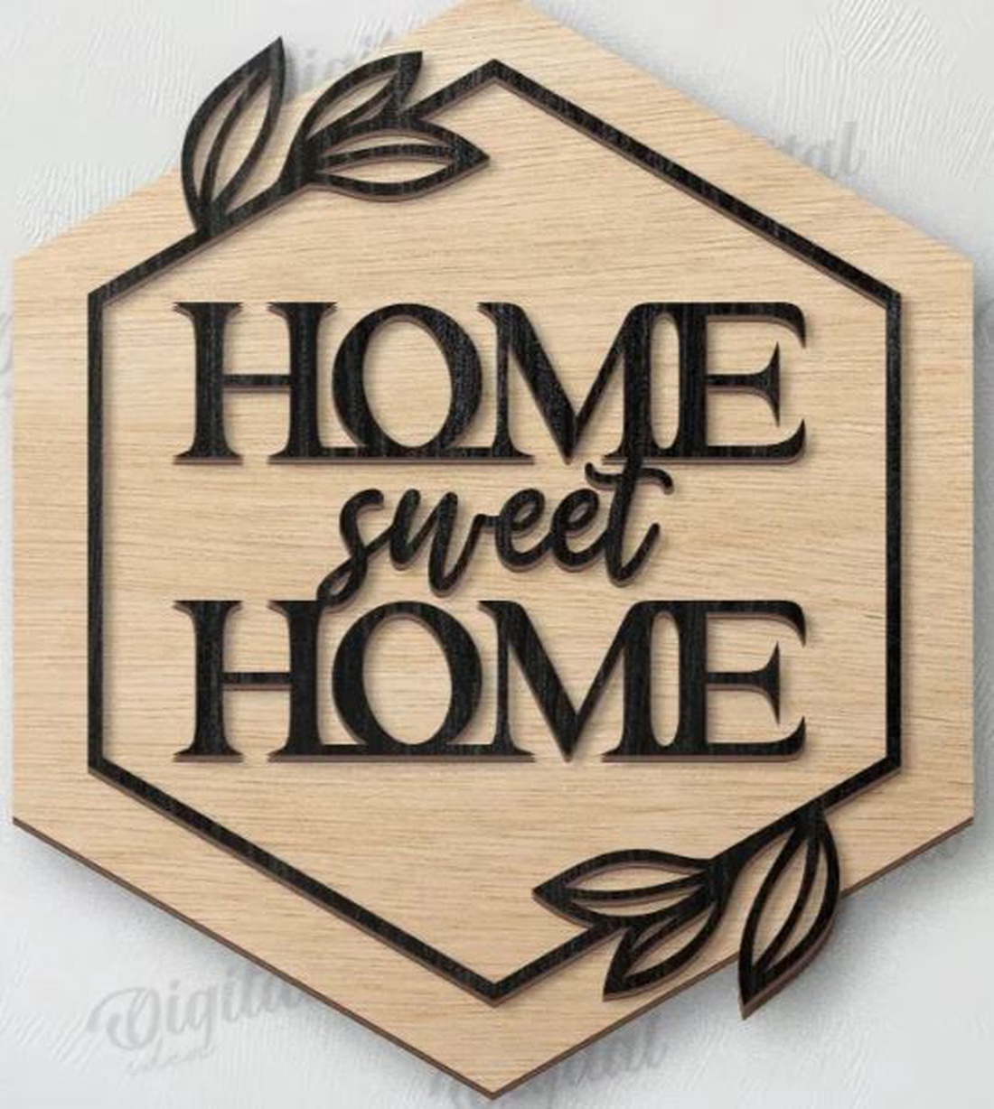 Coroniță ușă intrare - Home Sweet Home - decor de sărbători - decorațiuni de paște - alte creații de paște - Artynos.ro