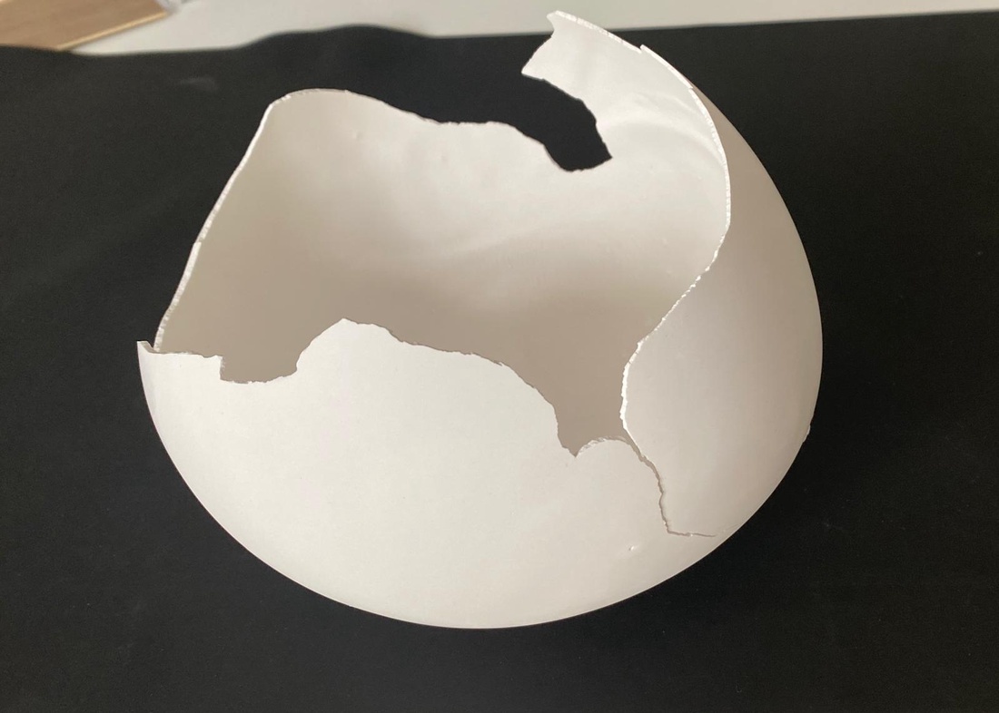 Decorațiune Paște � vază Ou spart - casă & stil de viață - decorațiuni de casă - decorațiuni de masă și rafturi - boluri decorative - Artynos.ro