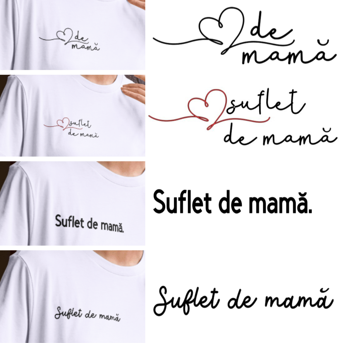 Tricou personalizat pentru femei � Suflet de mama - îmbrăcăminte și modă - haine damă - tricou și top de damă - Artynos.ro