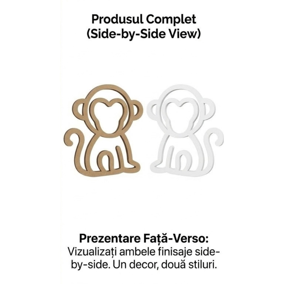 Decor de Perete - Maimuțică Veselă - 29 cm - casă & stil de viață - echipament pentru camera copiilor - decorațiuni de cameră - Artynos.ro