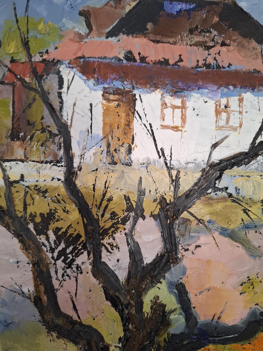 Ecoul toamnei - Fagarașul în tăcere... - arte vizuale și accesorii  - picturi - pictură în ulei - Artynos.ro