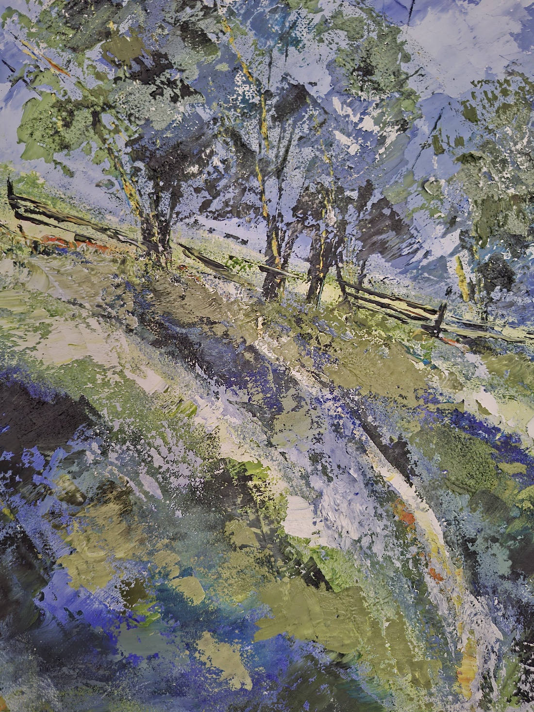 O vară pe colinele-nverzite - arte vizuale și accesorii  - picturi - pictură în ulei - Artynos.ro