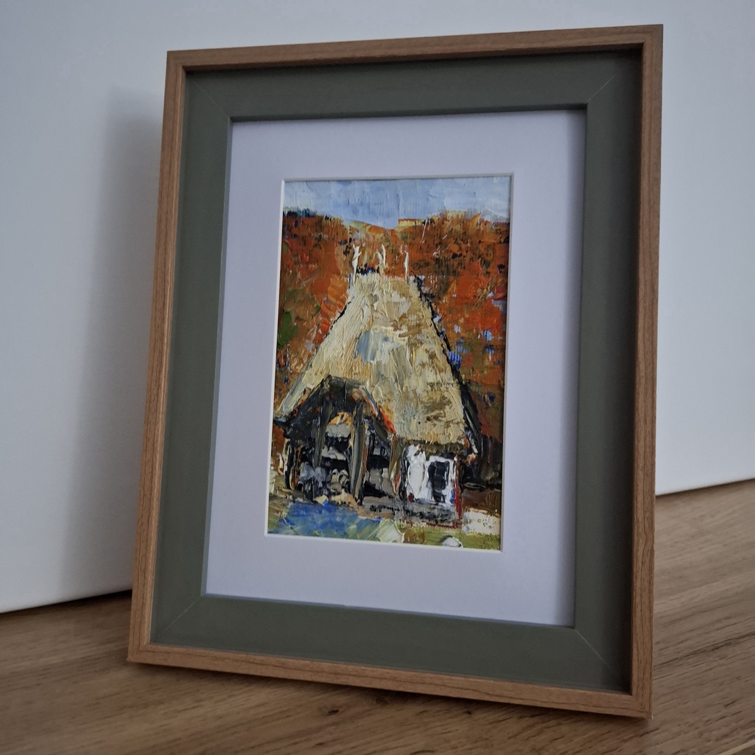 Culoarea toamnei în Făgăraș - arte vizuale și accesorii  - picturi - pictură în ulei - Artynos.ro