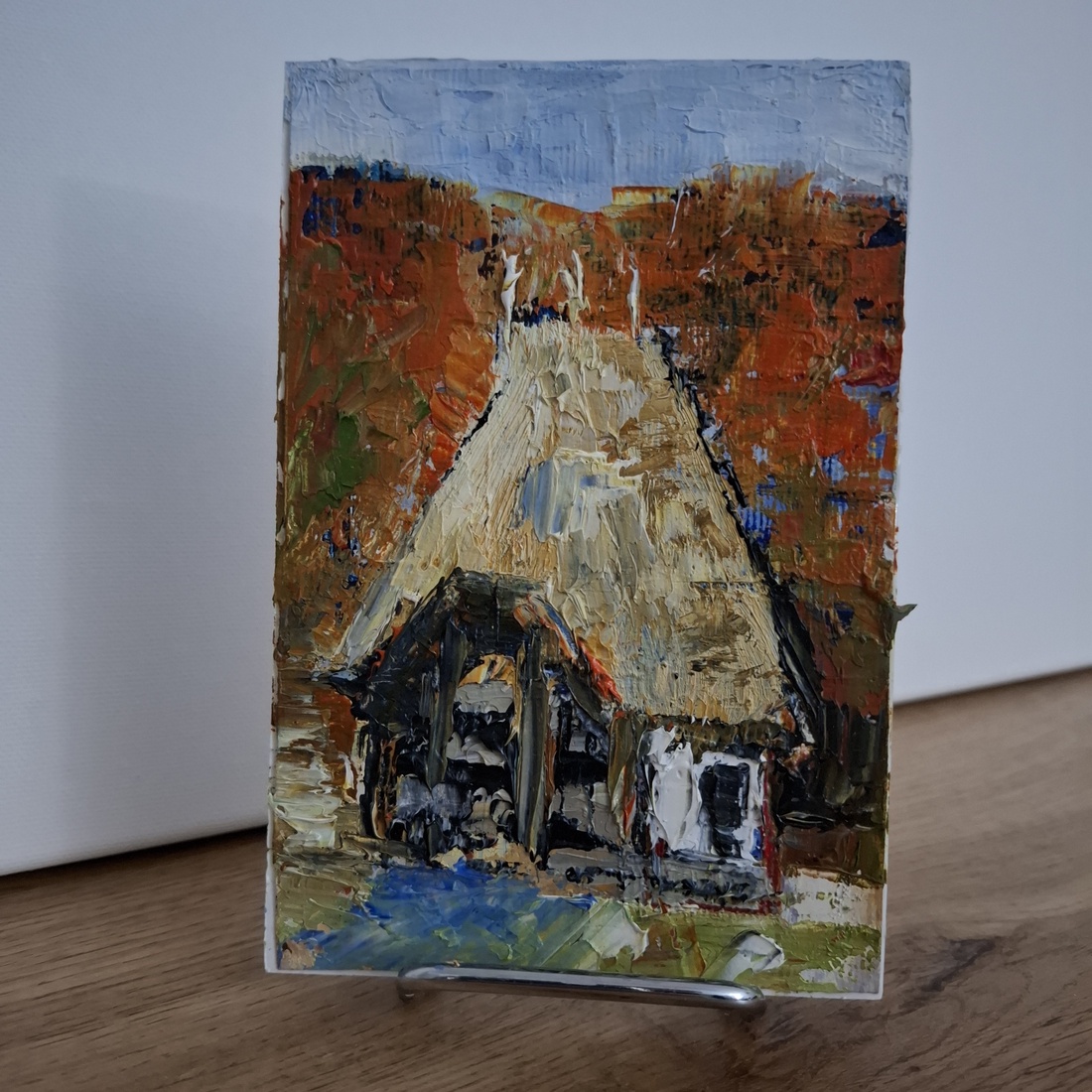 Culoarea toamnei în Făgăraș - arte vizuale și accesorii  - picturi - pictură în ulei - Artynos.ro