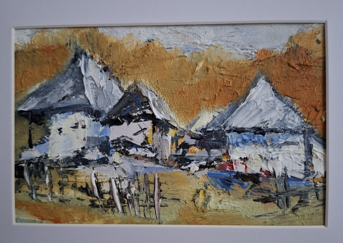 În sat - arte vizuale și accesorii  - picturi - pictură în ulei - Artynos.ro