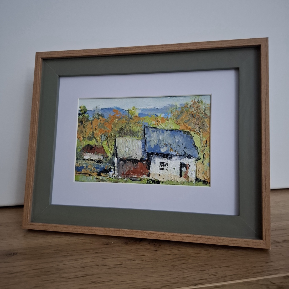 Toamnă rurală - arte vizuale și accesorii  - picturi - pictură în ulei - Artynos.ro