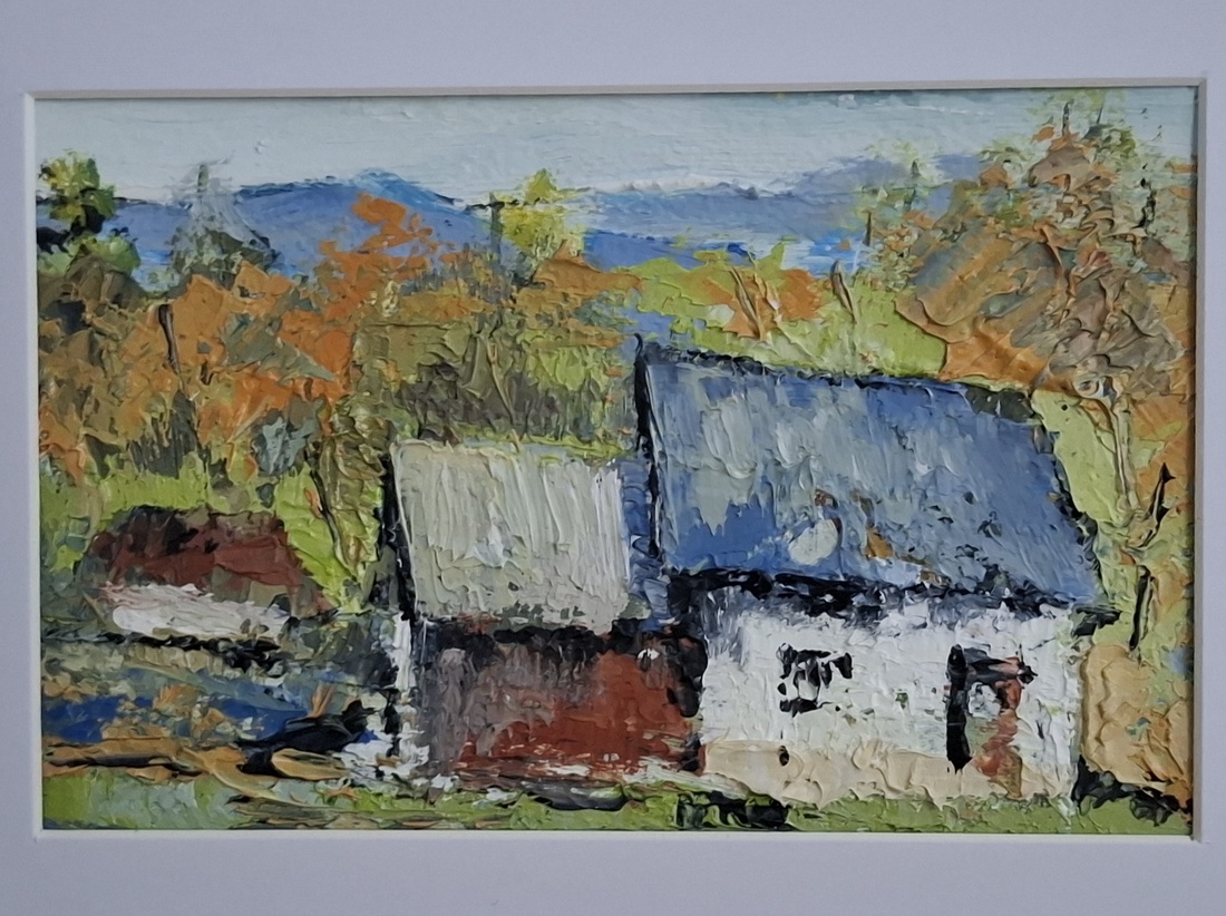 Toamnă rurală - arte vizuale și accesorii  - picturi - pictură în ulei - Artynos.ro