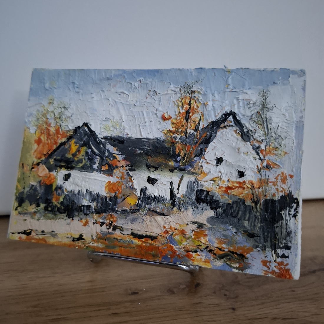 Toamnă târzie - arte vizuale și accesorii  - picturi - pictură în ulei - Artynos.ro