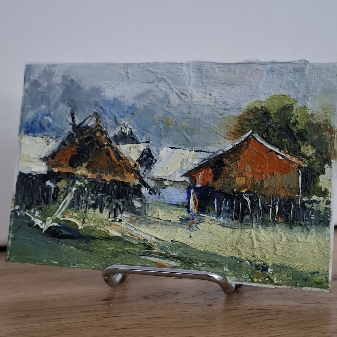 Colț de stradă - arte vizuale și accesorii  - picturi - pictură în ulei - Artynos.ro