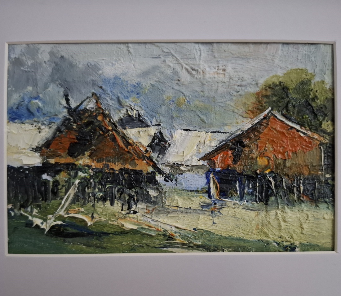 Colț de stradă - arte vizuale și accesorii  - picturi - pictură în ulei - Artynos.ro