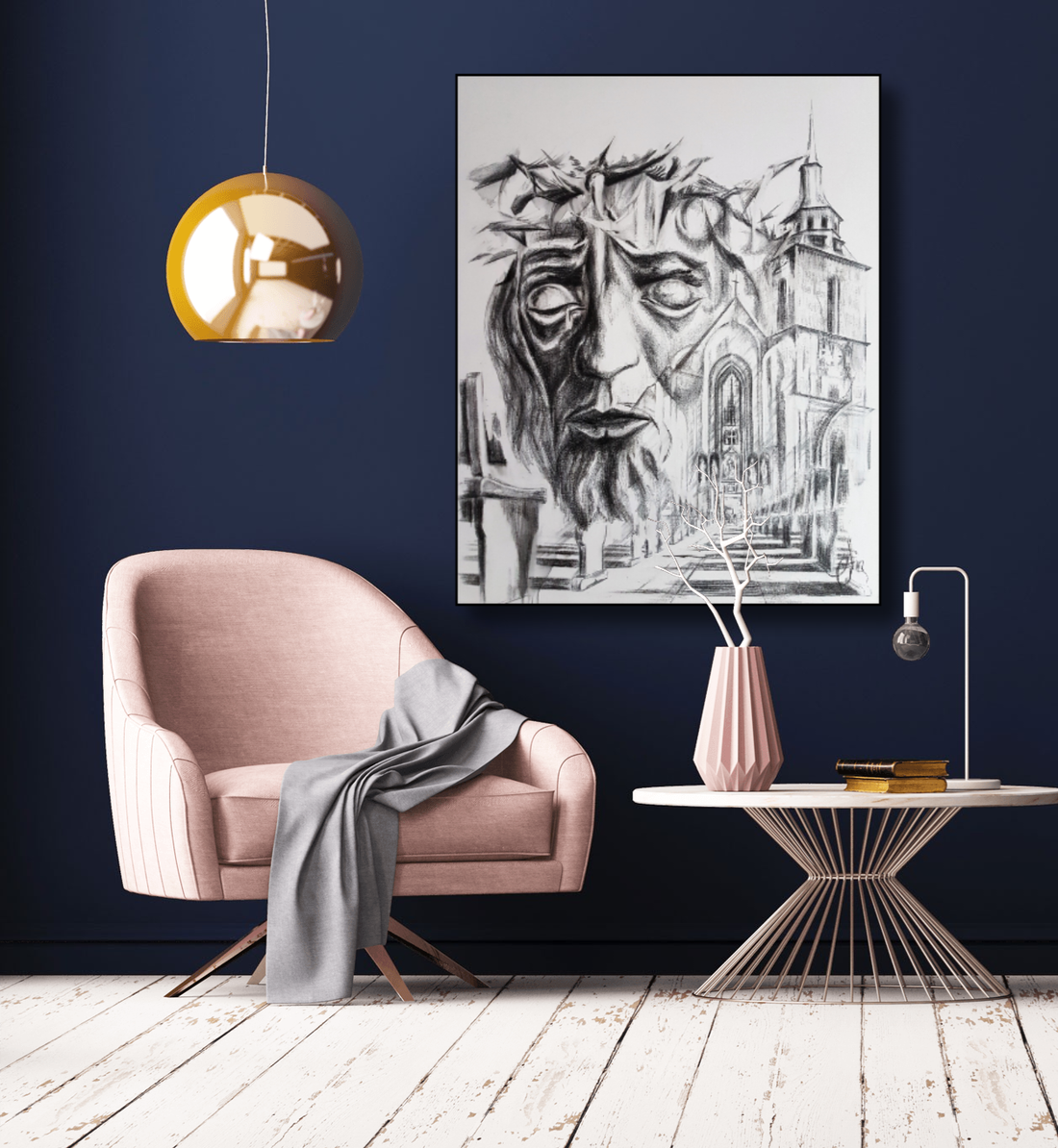 Pictura - arte vizuale și accesorii  - grafică, ilustrație - desen în creion - Artynos.ro