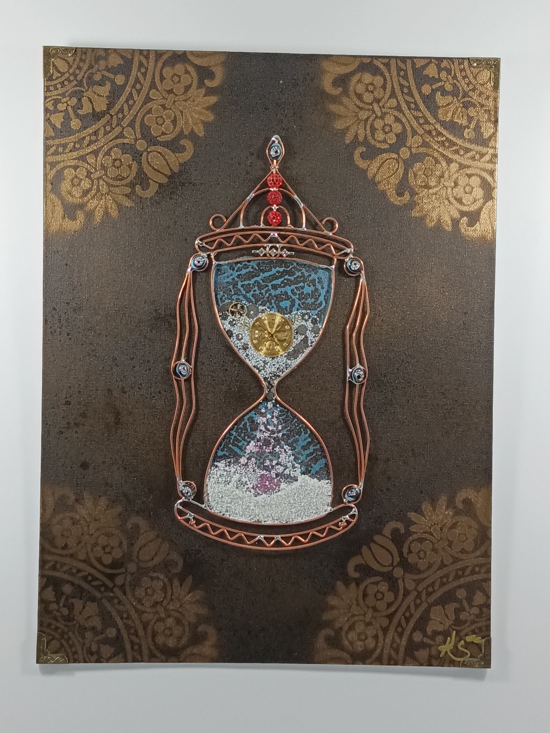 Metaloplastie cupru Temporalitate  - casă & stil de viață - accesorii pentru decorat casa - picturi murale - panouri și tablouri, panouri decorative - Artynos.ro