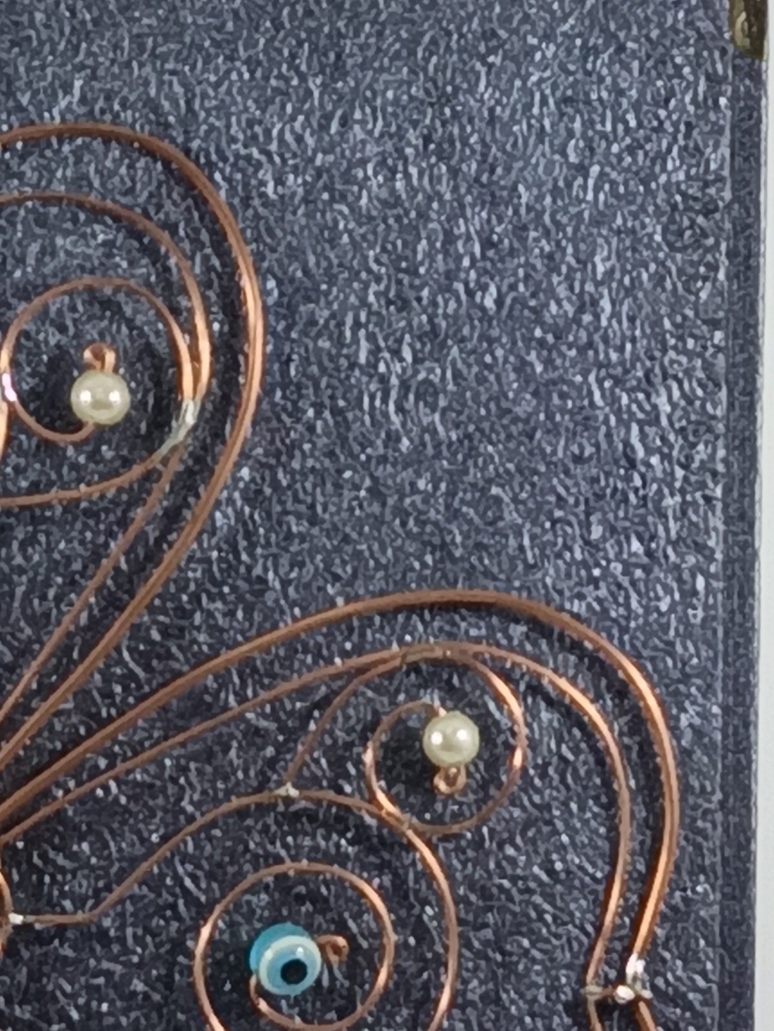 Metaloplastie cupru Lucky trifoi cu 4 foi - casă & stil de viață - accesorii pentru decorat casa - picturi murale - panouri și tablouri, panouri decorative - Artynos.ro