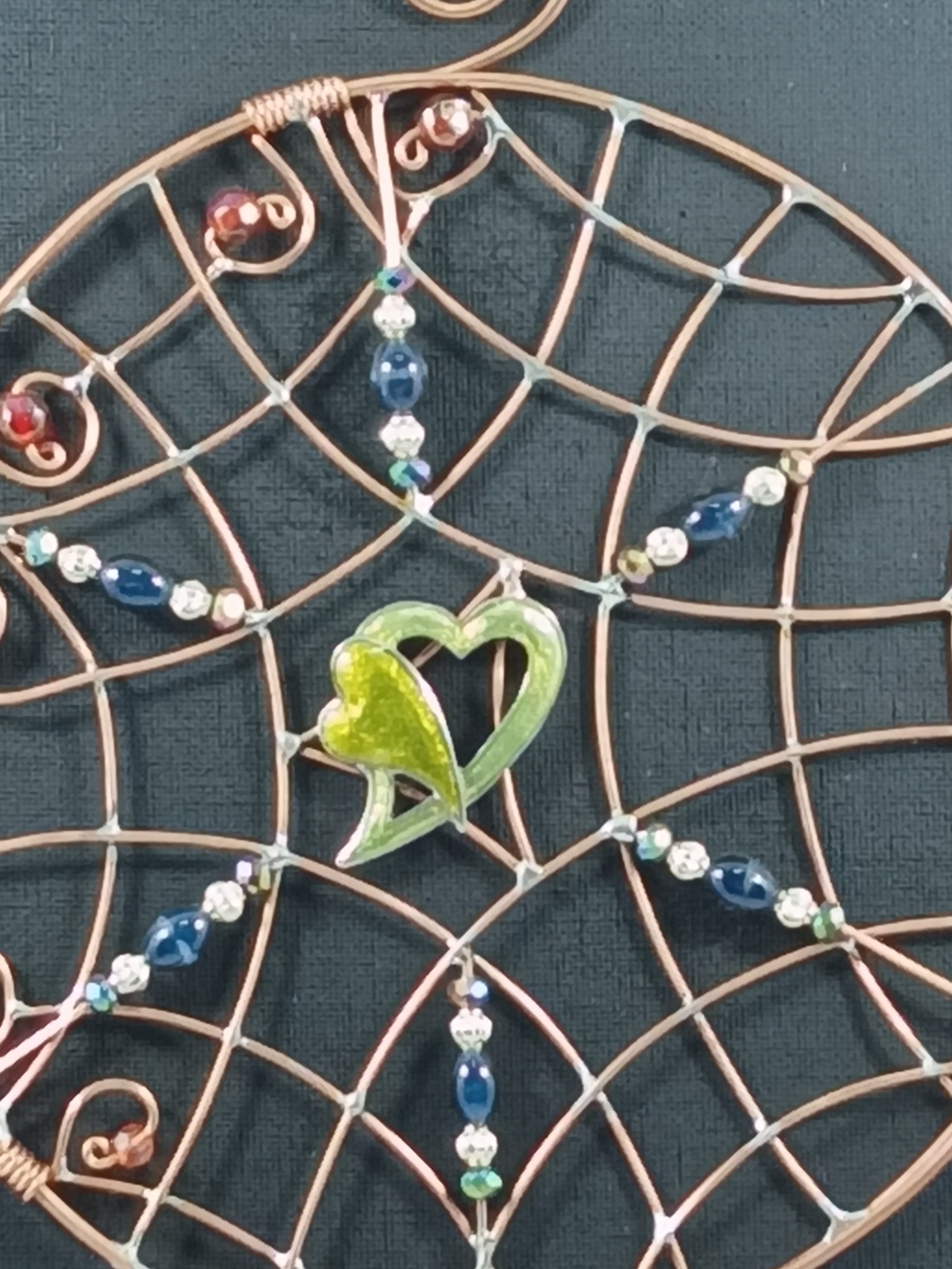 Metaloplastie cupru Inima Duala  - casă & stil de viață - accesorii pentru decorat casa - picturi murale - panouri și tablouri, panouri decorative - Artynos.ro