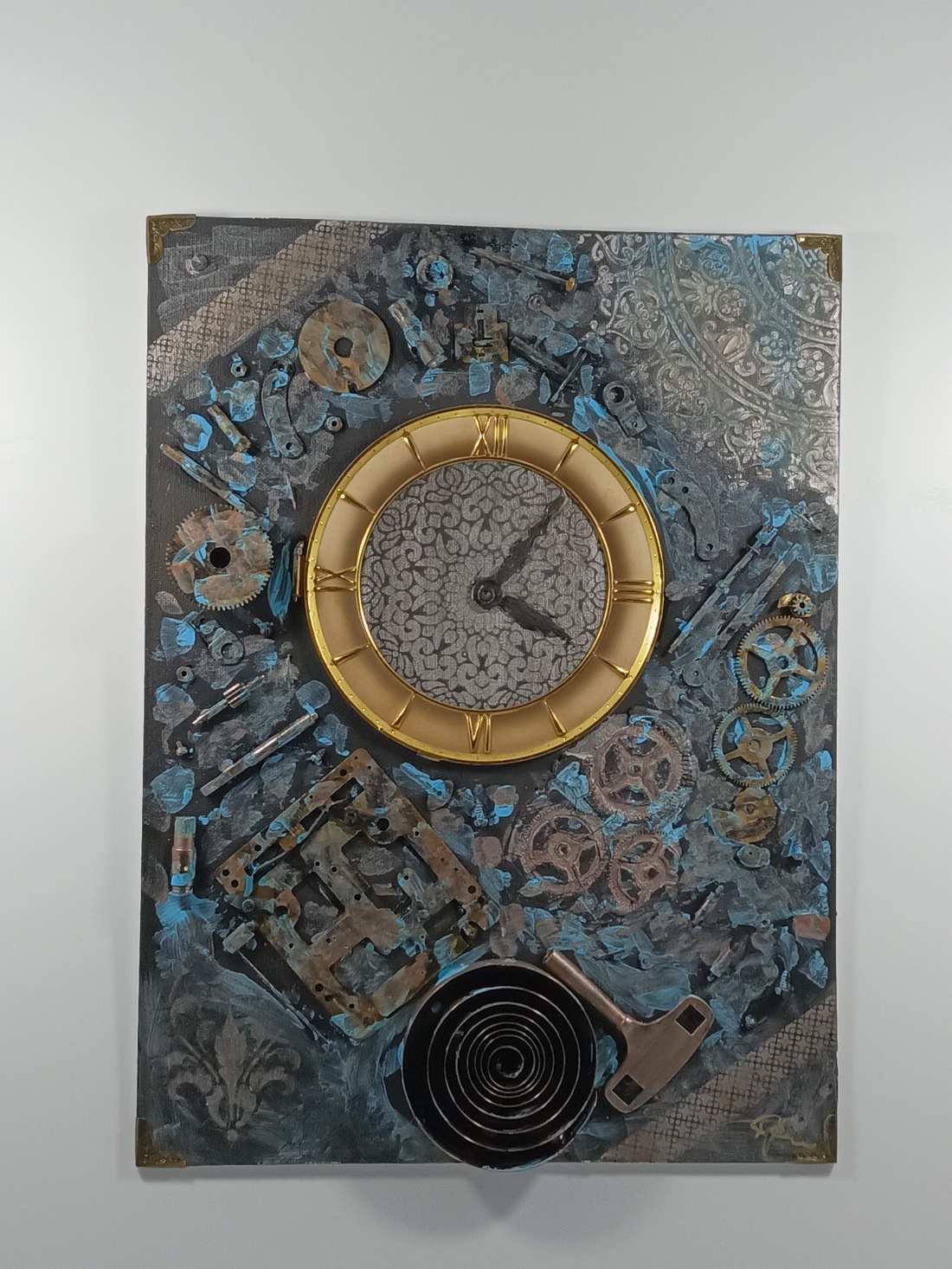 Tablou Steampunk Time ONE - casă & stil de viață - accesorii pentru decorat casa - picturi murale - panouri și tablouri, panouri decorative - Artynos.ro