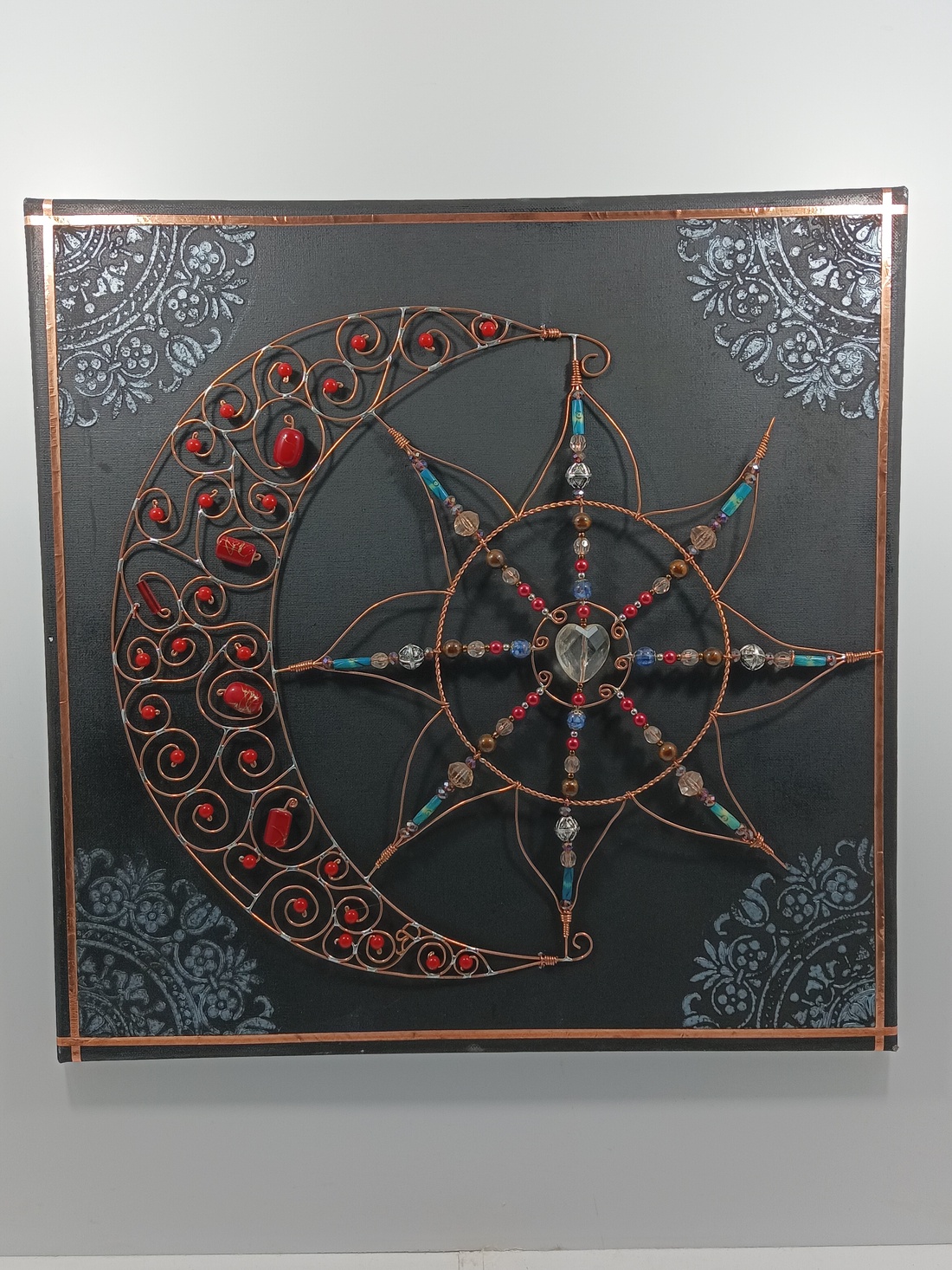 Metaloplastie  Eternitate 50x50 - casă & stil de viață - accesorii pentru decorat casa - picturi murale - panouri și tablouri, panouri decorative - Artynos.ro