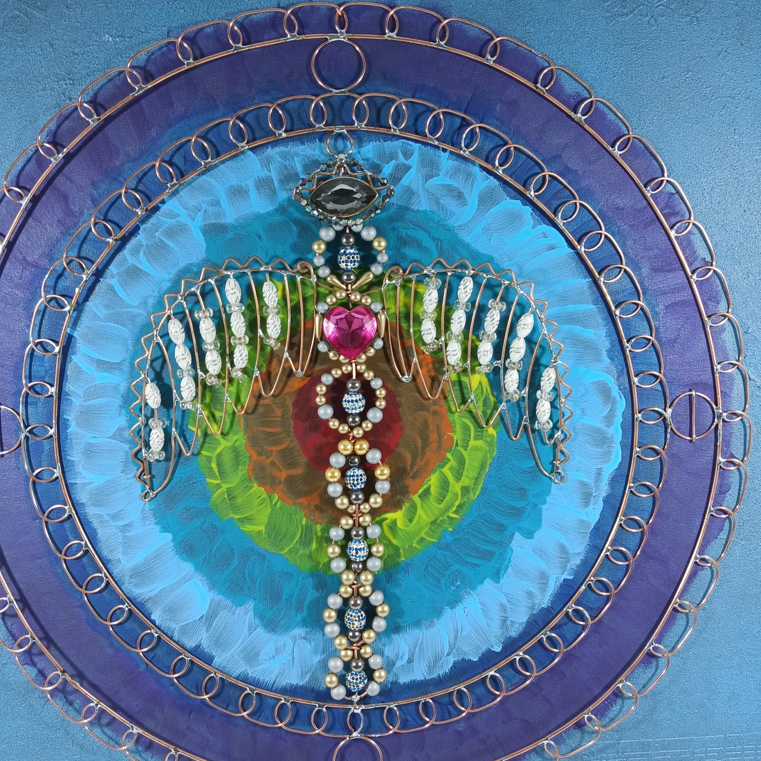 Tablou Inima de inger 50x70 - casă & stil de viață - accesorii pentru decorat casa - picturi murale - panouri și tablouri, panouri decorative - Artynos.ro