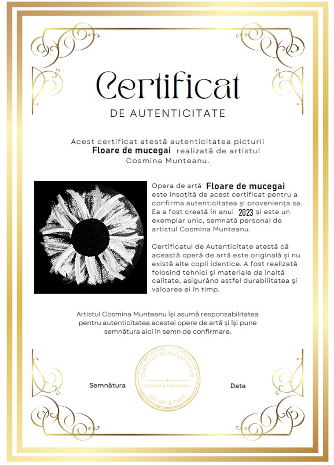 Floare de mucegai - casă & stil de viață - accesorii pentru decorat casa - picturi murale - tablouri/picturi pe pânză - Artynos.ro