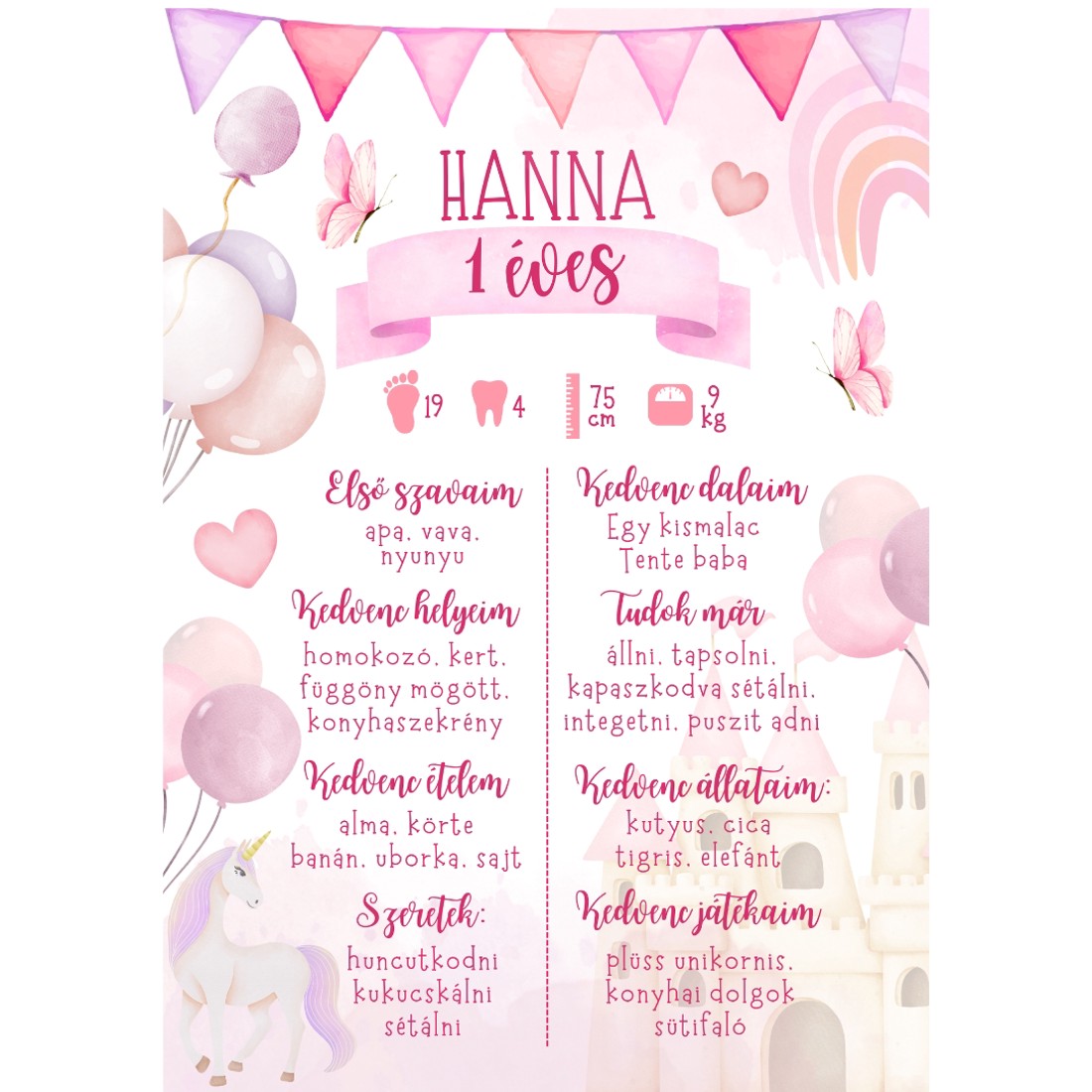 Poster aniversare, poster aniversare, poster unicorn, roz pastel, pentru fete - produs digital - - Artynos.ro Poster aniversare, poster aniversare, poster unicorn, roz pastel, pentru fete - produs digital - - Artynos.ro
