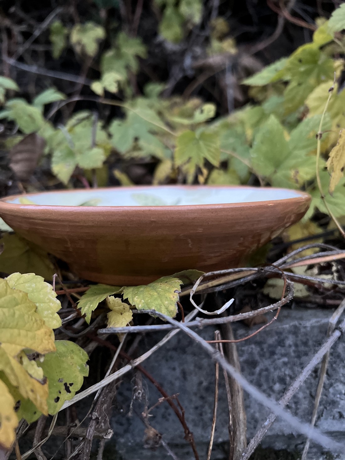 Farfurie ceramică făcută manual - Lemon Garden 17 cm - casă & stil de viață - accesorii pentru echipamente de bucătărie - accesorii de servire - veselă, farfurii - Artynos.ro