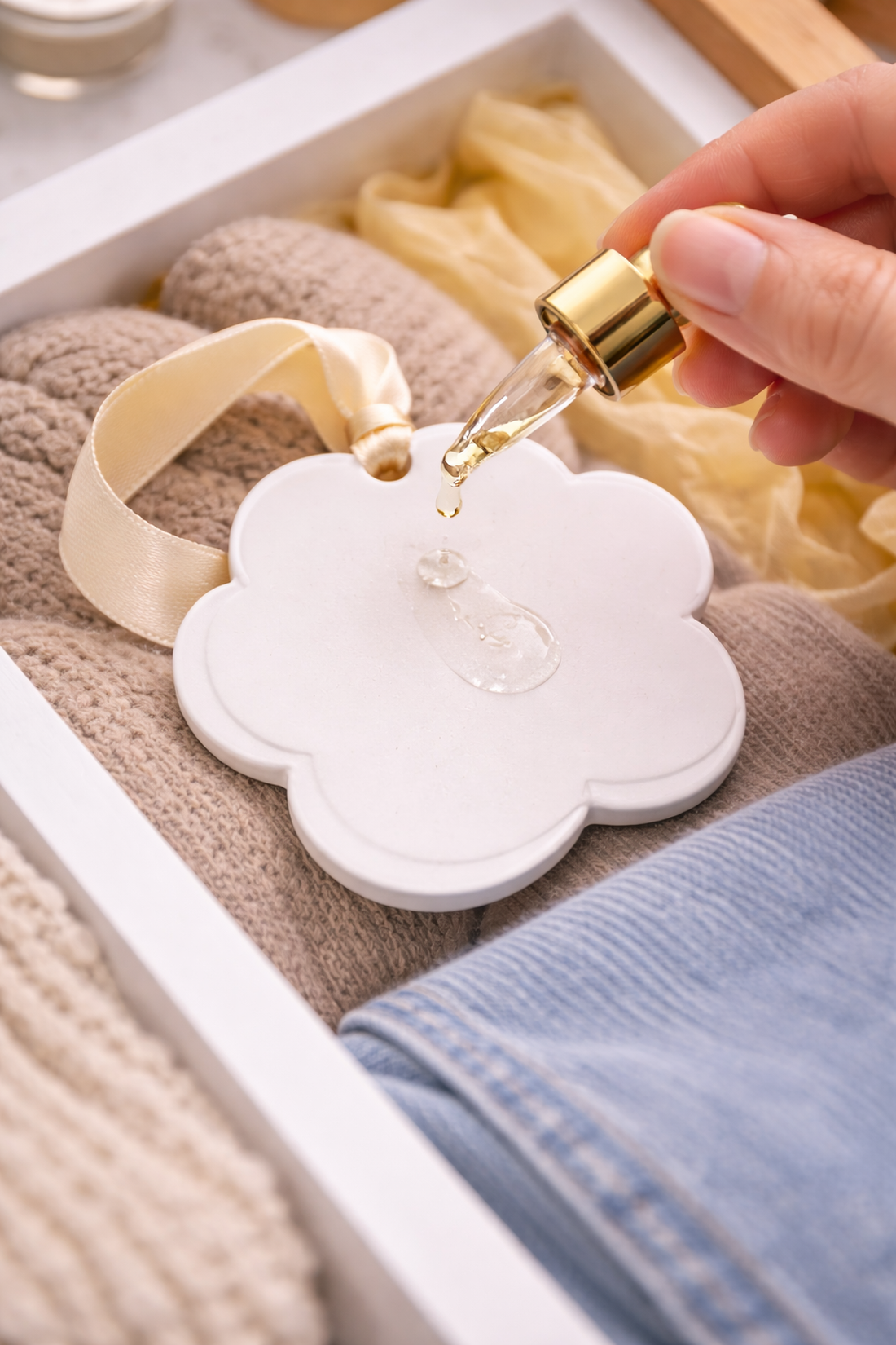 Tableta Parfumata Din Ceramica, Parfum Lavanda - casă & stil de viață - lumânări, parfumuri, arome - difuzor de arome - Artynos.ro