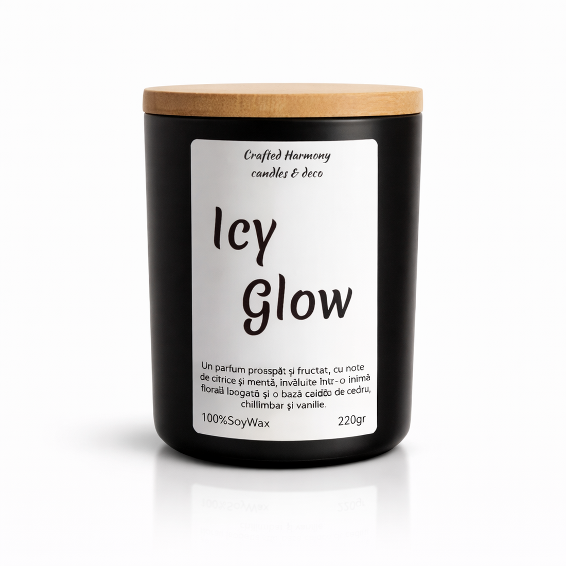 Lumanare Parfumata - Icy Glow - casă & stil de viață - lumânări, parfumuri, arome - lumânări artizanale - Artynos.ro