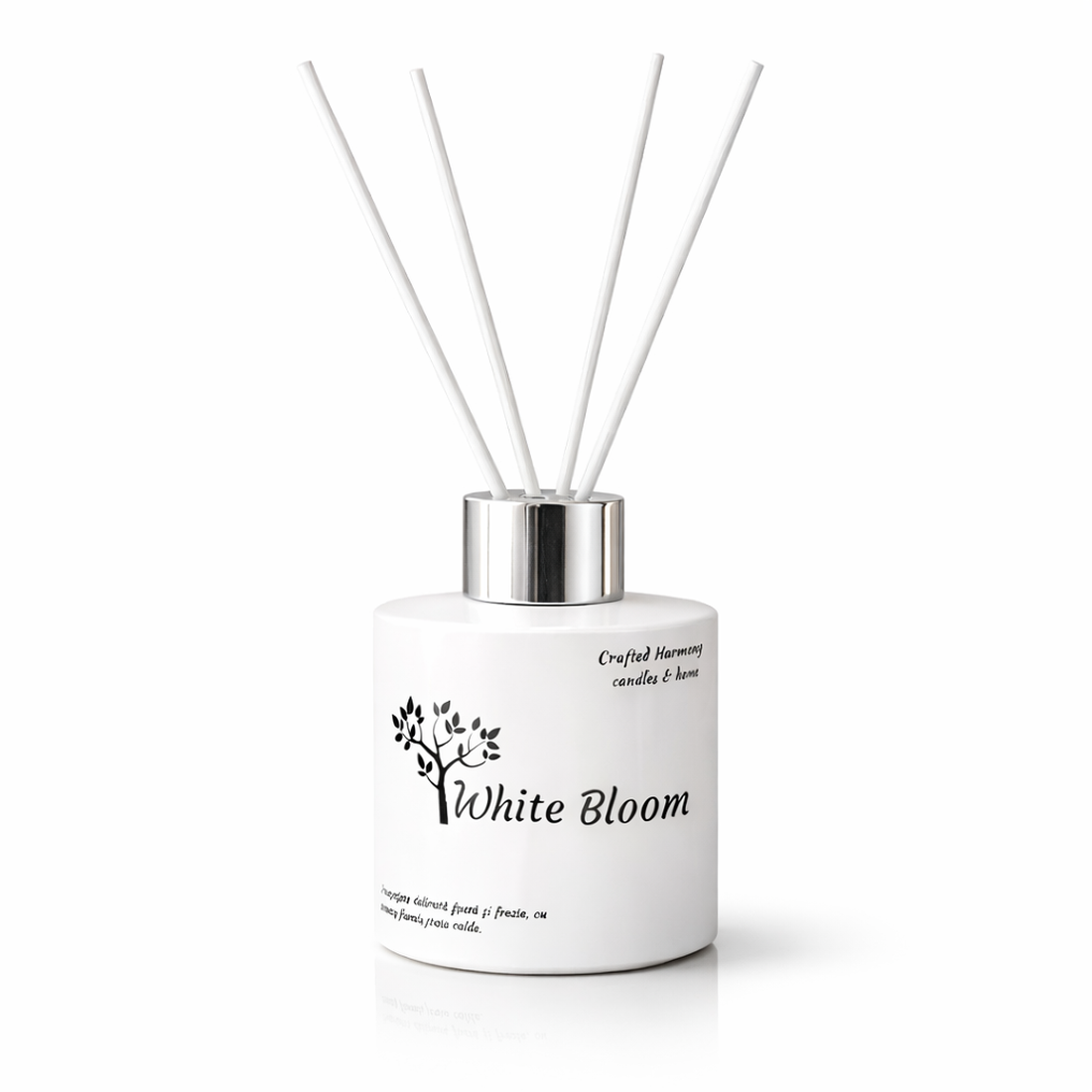 White Bloom � Odorizant de Cameră cu Frezie, Pară și Mosc Alb - casă & stil de viață - lumânări, parfumuri, arome - difuzor de arome - Artynos.ro