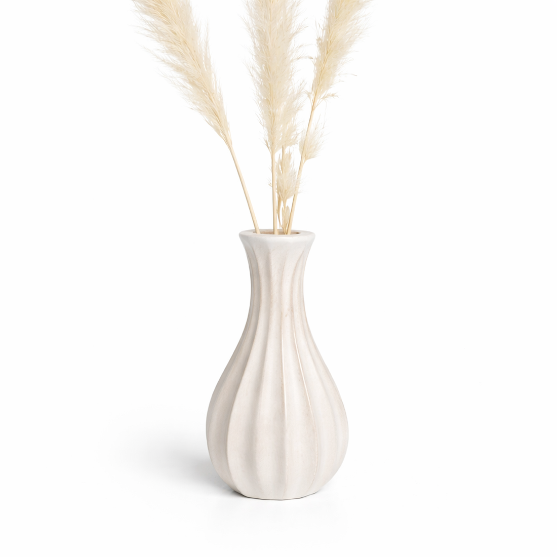 Vază Ondra � Piesă Ceramică cu Linii Ondulate și Design Elegant - casă & stil de viață - decorațiuni de casă - accesorii florale - vaze - Artynos.ro