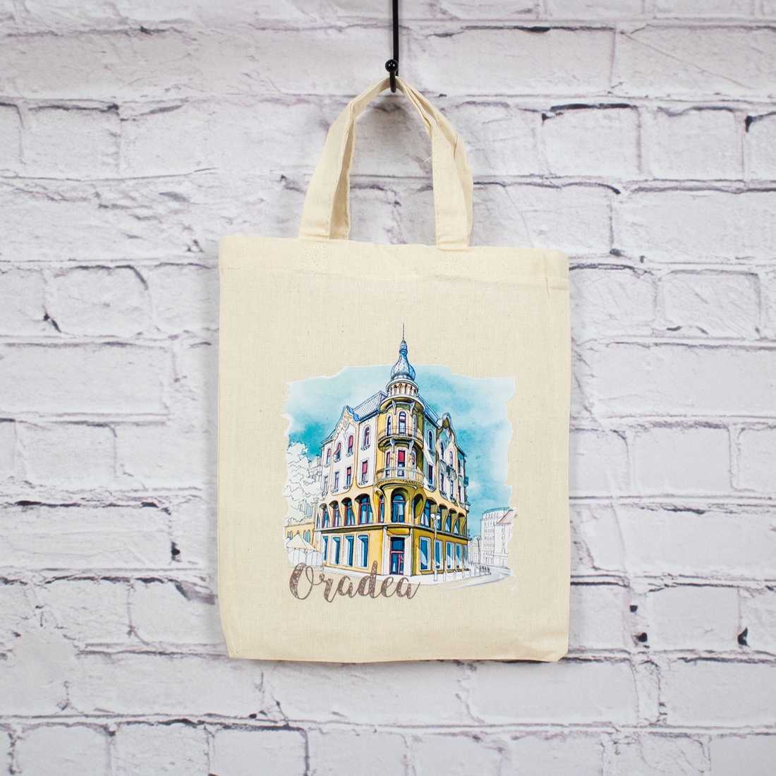 Sacosa din bumbac, suvenir, Casa Poynar Oradea - genți și portofele - geantă pentru cumpărături - totebaguri - Artynos.ro