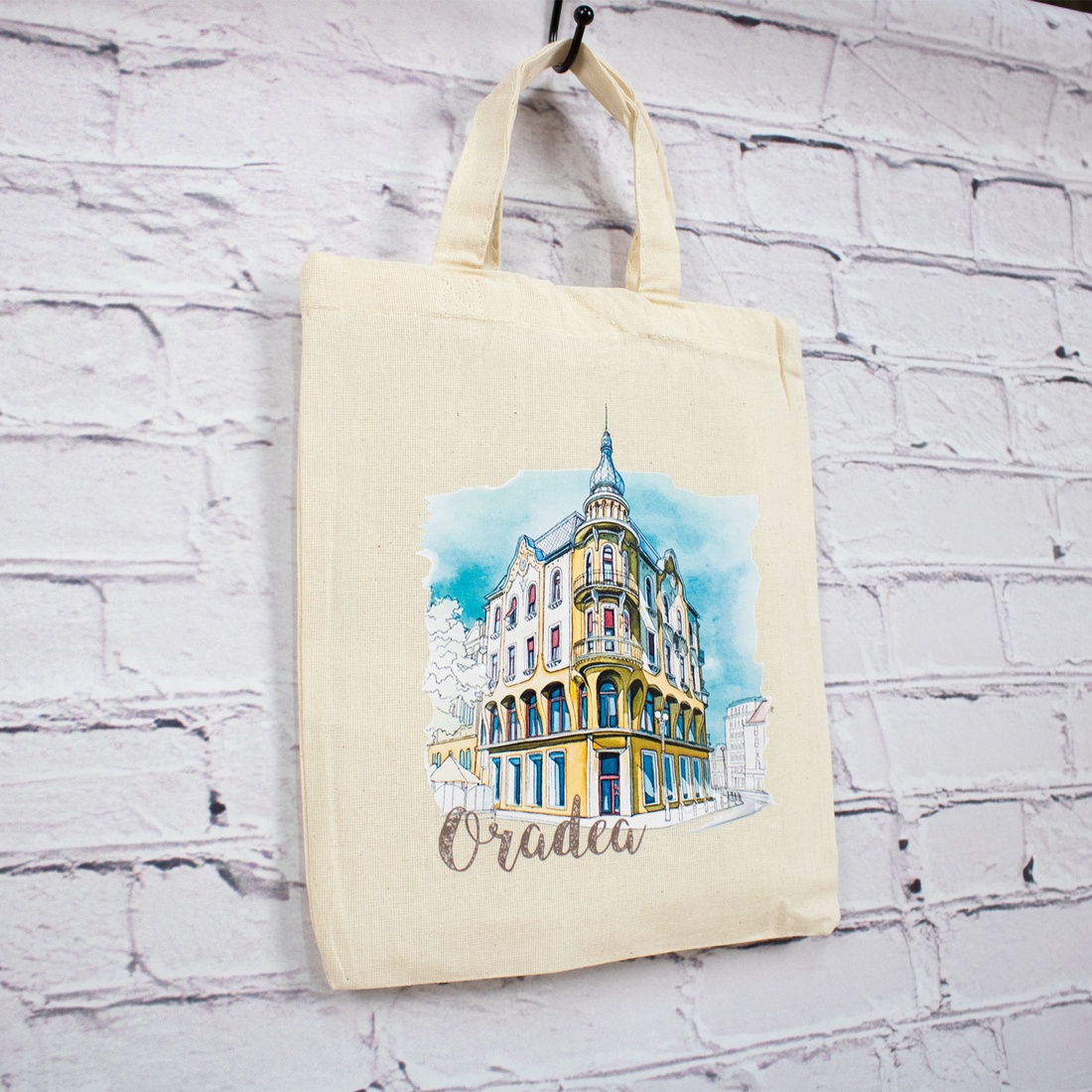 Sacosa din bumbac, suvenir, Casa Poynar Oradea - genți și portofele - geantă pentru cumpărături - totebaguri - Artynos.ro