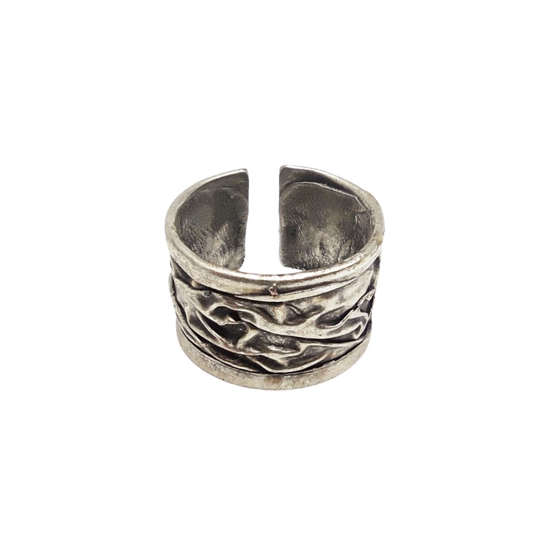  Inel unisex din zamac, textura impletita, Inz099 - bijuterii - inele - inele cu figurine - Artynos.ro