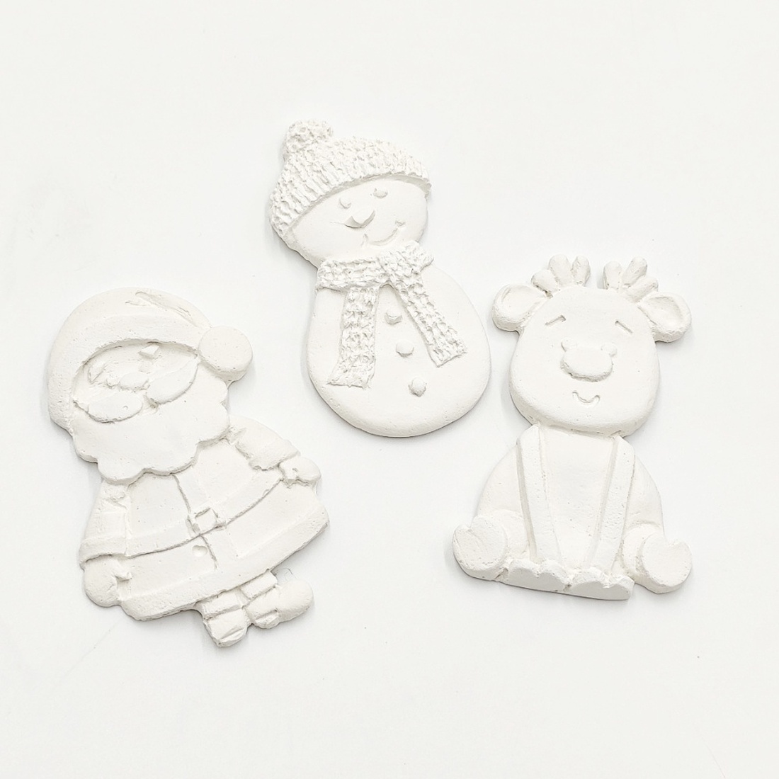 Set figurine de Craciun pentru pictat, Fcp 003 - crăciun - decorațiuni de crăciun de casă - figurine pentru pomul de crăciun - Artynos.ro