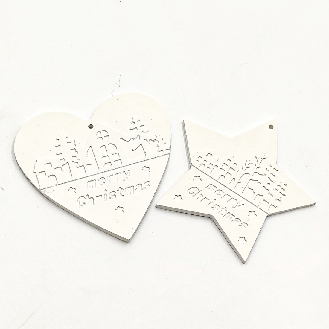 Set figurine de Craciun pentru pictat, Fcp 008 - crăciun - decorațiuni de crăciun de casă - figurine pentru pomul de crăciun - Artynos.ro