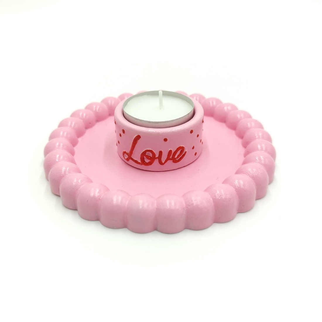 Set decorativ rotund roz 4572 - casă & stil de viață - seturi de cadou - Artynos.ro