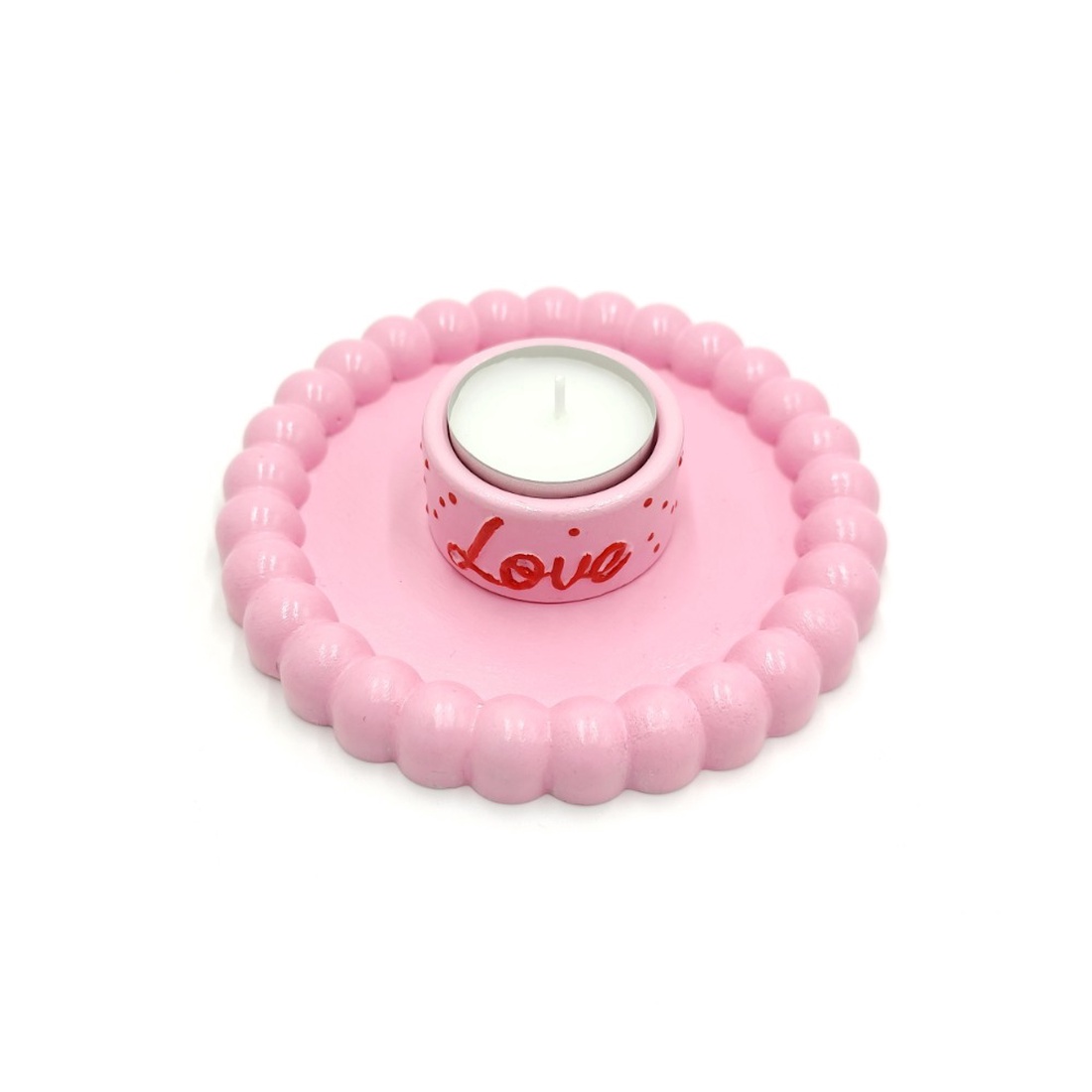 Set decorativ rotund roz 4572 - casă & stil de viață - seturi de cadou - Artynos.ro