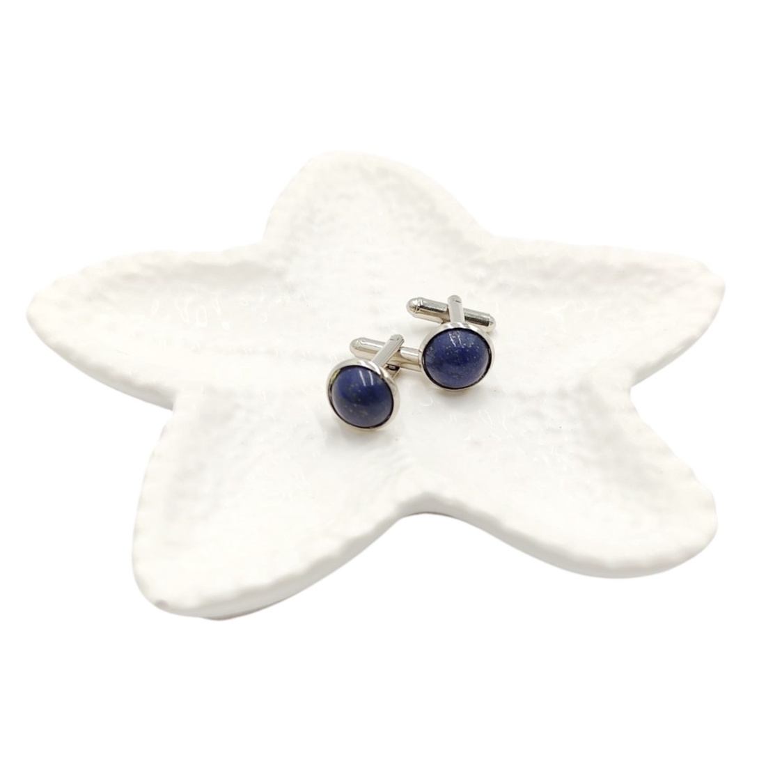 Butoni camasa cu lapis lazuli,  4603 - bijuterii - butoni de manșetă - Artynos.ro