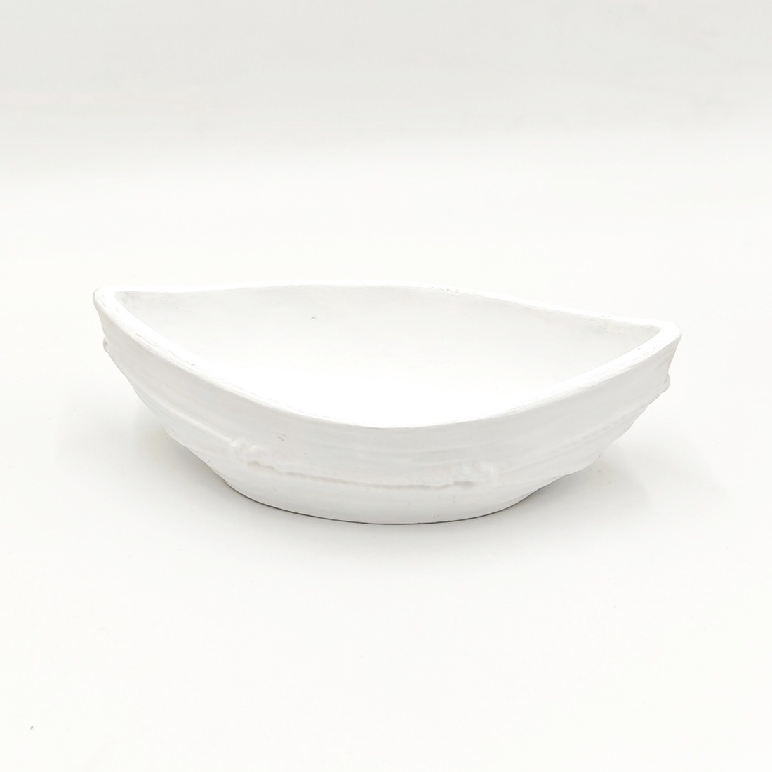 Recipient ceramic tip barcuta alb 45816 - casă & stil de viață - decorațiuni de casă - decorațiuni de masă și rafturi - boluri decorative - Artynos.ro