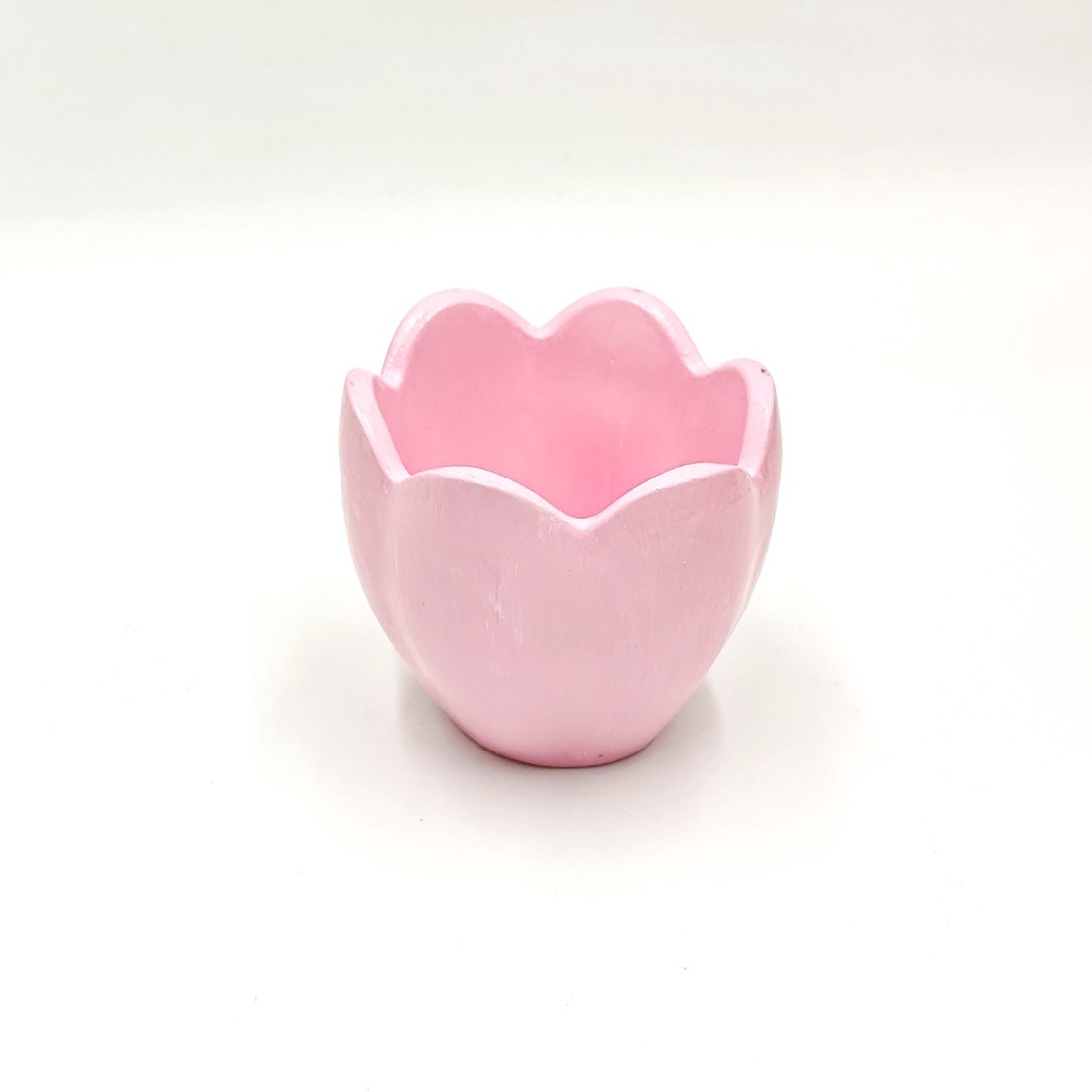 Recipient roz deschis model lalea, turnat manual, vopsit si lacuit 46284 - casă & stil de viață - decorațiuni de casă - decorațiuni de masă și rafturi - boluri decorative - Artynos.ro