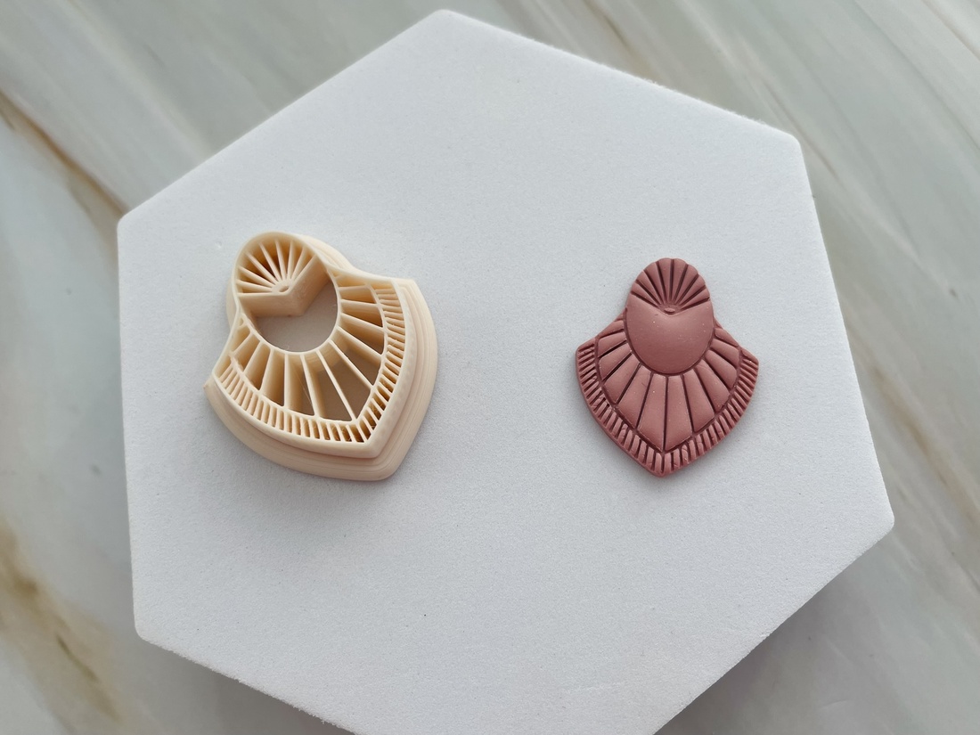Decupator / Cutter boho lut polimeric #0024 - accessorii și unelte - unelte, instrumente - unelte de tăiere - Artynos.ro