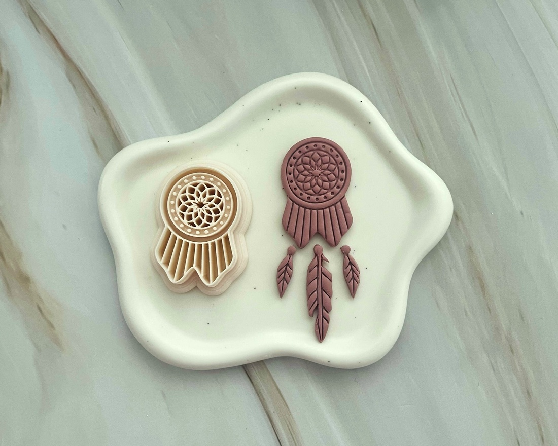 Set decupatoare / cuttere boho lut polimeric #0025 - accessorii și unelte - unelte, instrumente - unelte de tăiere - Artynos.ro