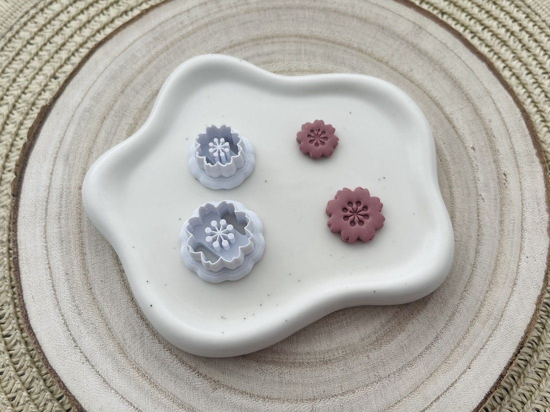 Set decupatoare / Cuttere florale lut polimeric #0079 - accessorii și unelte - unelte, instrumente - unelte de tăiere - Artynos.ro