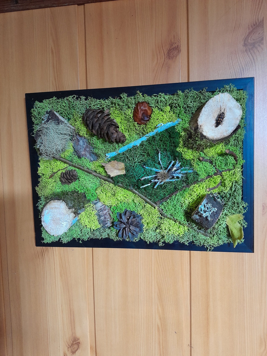 Tablou cu licheni stabilizati - casă & stil de viață - accesorii pentru decorat casa - decorațiuni de pereți, decorațiuni suspendate - decorațiuni cu licheni - Artynos.ro