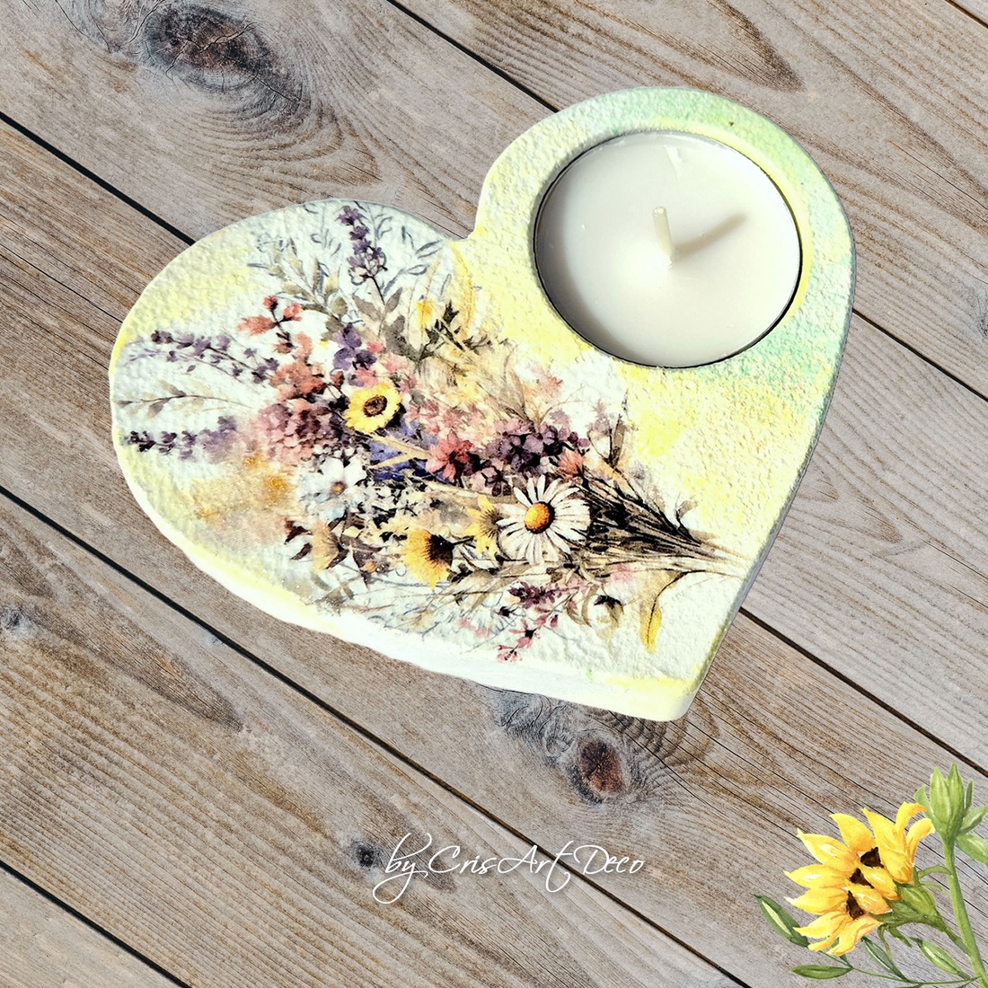 Suport decorativ pentru lumanare - buchet flori de camp 114401 - casă & stil de viață - lumânări, parfumuri, arome - suport lumânări - Artynos.ro Suport decorativ pentru lumanare - buchet flori de camp 114401 - casă & stil de viață - lumânări, parfumuri, arome - suport lumânări - Artynos.ro