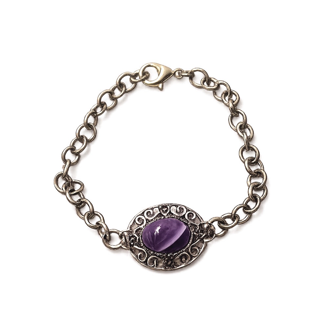 Bratara cu ametist 180600 - bijuterii - brățări - brățări din mărgele - Artynos.ro