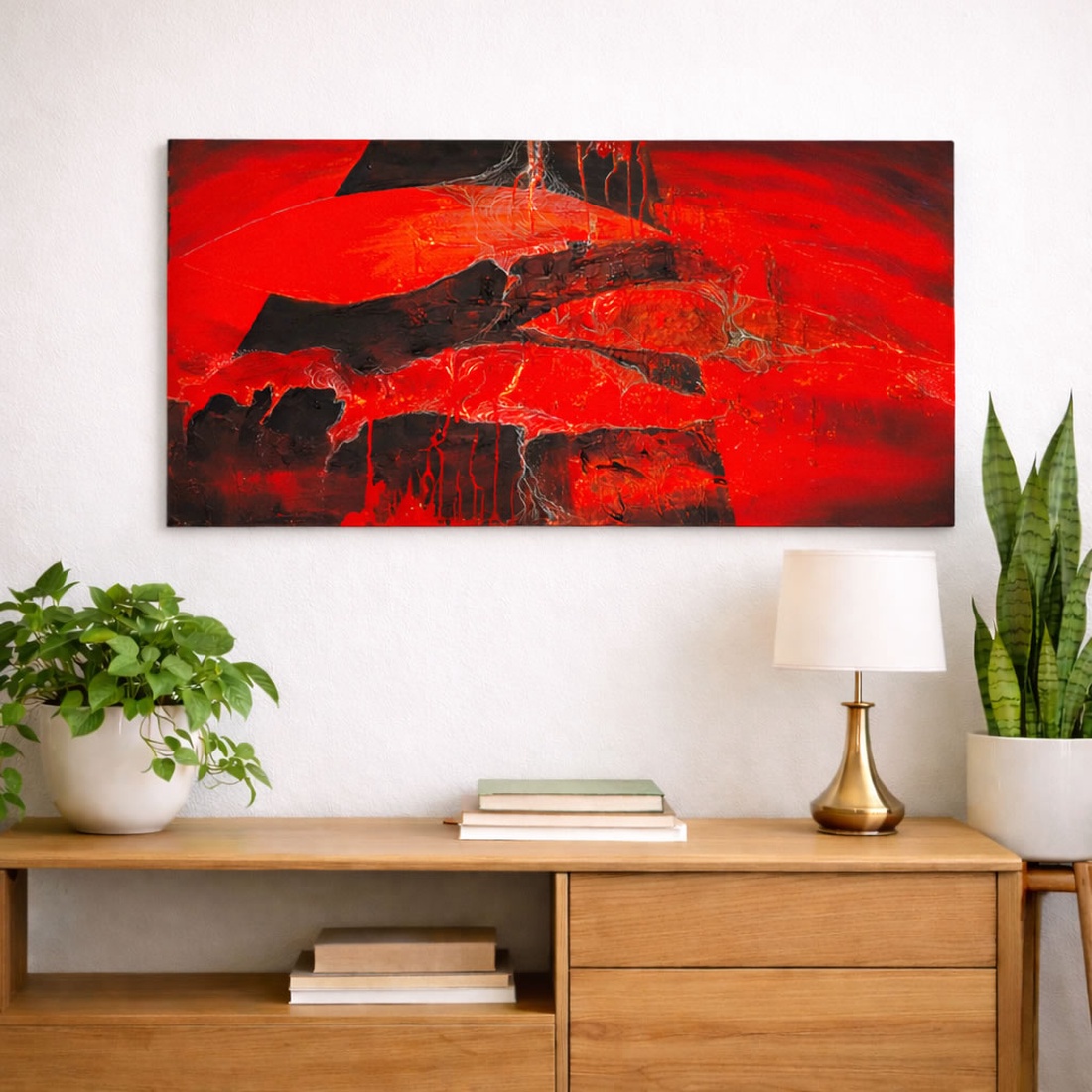 Tablou Somoni � 120�60 cm, canvas, tehnica mixta � Dorothea Cailean - casă & stil de viață - decorațiuni de casă - decorațiuni de pereți - decorațiuni suspendate - Artynos.ro