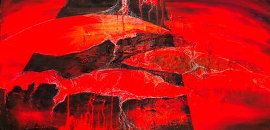 Tablou Somoni � 120�60 cm, canvas, tehnica mixta � Dorothea Cailean - casă & stil de viață - decorațiuni de casă - decorațiuni de pereți - decorațiuni suspendate - Artynos.ro