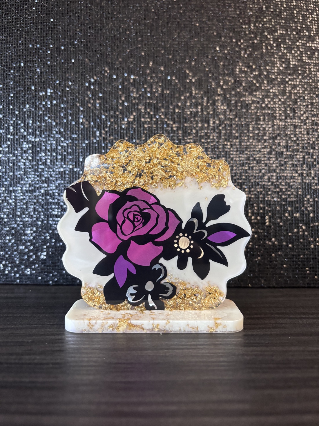 Suport pahar/Decorațiune artizanală din rășină realizată manual - casă & stil de viață - decorațiuni de casă - decorațiuni de masă și rafturi - decorațiuni de masă - Artynos.ro