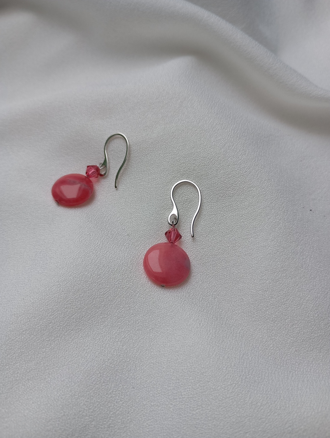 Set La vie en Rose cu Rodocrozit - bijuterii - seturi de bijuterii - Artynos.ro